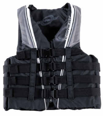 Жилет страховочный, муж., нейлон 4-х замк