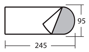 Спальный мешок "Карелия 450 XL " с подголовником