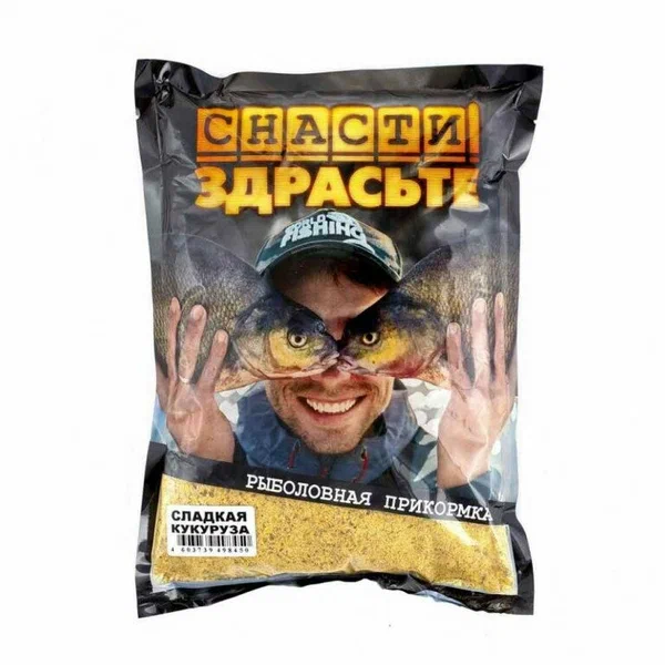 Прикормка "Снасти Здрасте!", сладкая кукуруза, 0,8кг